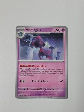 Pokemon Mismagius Trading Card - Pink & Purple